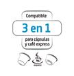 Cafetera Dual Coffeechoice Liliana AC980 Multicápsulas