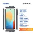 Celular Tecno Spark 20C 128/4GB Gravity Black (Reembalado)