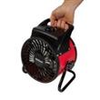 Turbo Ventilador Liliana 10" 5 Aspas de Aluminio Rojo 