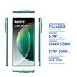 Celular Tecno Camon30S Pro 256/8GB Shim Silver Green