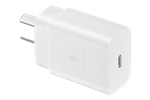 Adaptador Samsung de carga rápida USB-C 15W Blanco sin cable