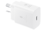 Adaptador Samsung 25 W Tipo C Sin cable Blanco