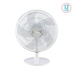 Ventilador de Mesa Liliana Turbo 12" 3 velocidades Blanco