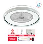 Ventilador de Techo Liliana 22" 60 W con luminaria y control remoto