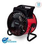 Turbo Ventilador Liliana 10" 5 Aspas de Aluminio Rojo 