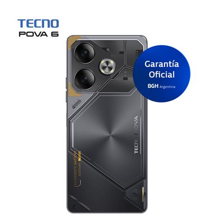 Celular Tecno POVA 6 GAMER 256/12GB Meteorite grey