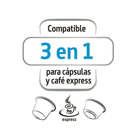 Cafetera Dual Coffeechoice Liliana AC980 Multicápsulas