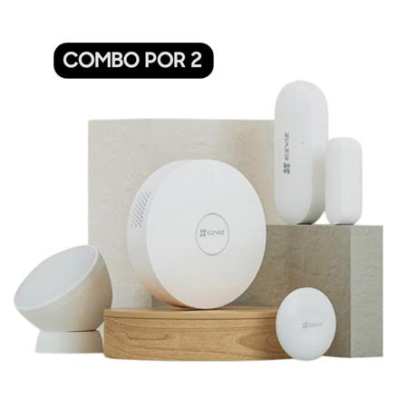 Combo Kit Alarma Ezviz WiFi A3 Zig WiFi A34 4 piezas x 2 unidades