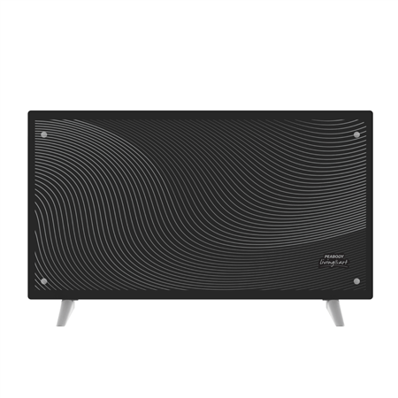 Calefactor Eléctrico Vitroconvector Plano Peabody Pe-vc20nn Negro