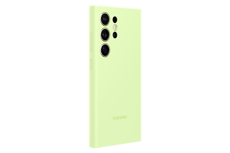 Funda de silicona Samsung Galaxy S24 Ultra Verde Lima
