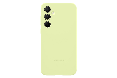 Funda de silicona para Samsung Galaxy A35 5G Verde Lima