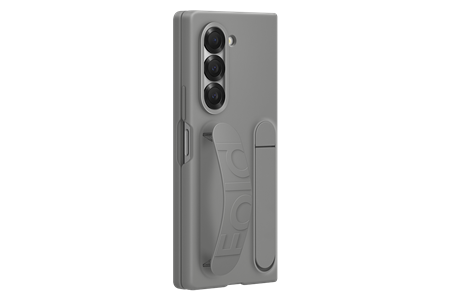 Funda de silicona Samsung Galaxy Z Fold6 con soporte Gray