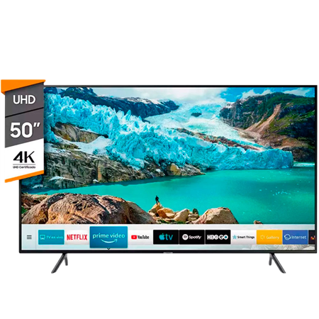 Televisor Samsung 50" Smart TV UHD 4K SERIE RU7100