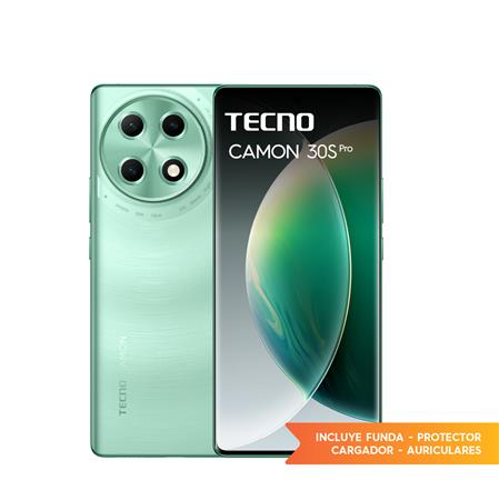 Celular Tecno Camon30S Pro 256/8GB Shim Silver Green