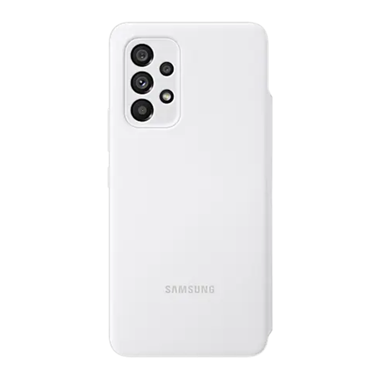 Funda Samsung Galaxy A53 5G Smart S View Wallet Cover Blanca - Baires It