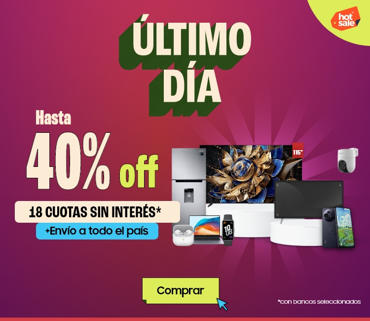 ÚLTIMAS HORAS HOT SALE 